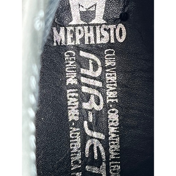 Mephisto Gore-Tex Black Leather Ankle Boots Women Size 9 Air-Bag System France - Picture 9 of 12